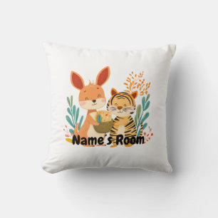 Coussin Chambre d'enfant personnalisée avec kangourou et t