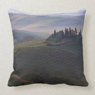 Coussin Chambre en Toscane dans le carreau de brouillard