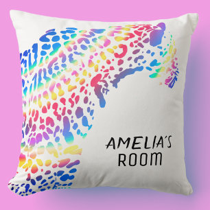 Coussin Chambre Rainbow Jaguar personnalisée