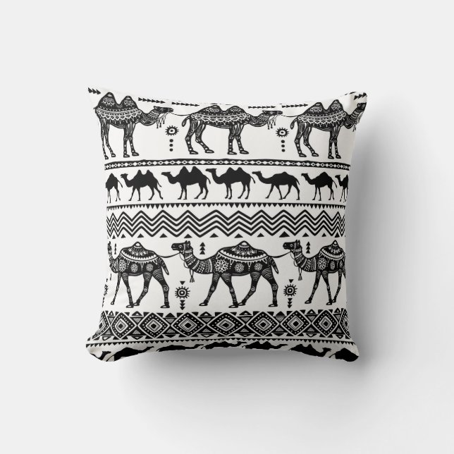 Coussin Chameaux décoratifs Design Motif sans soudure (Recto)