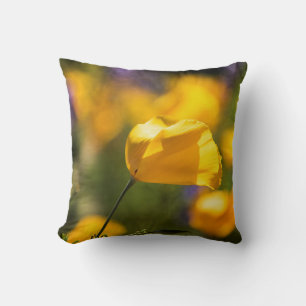 Coussin Champ de pavots dansants