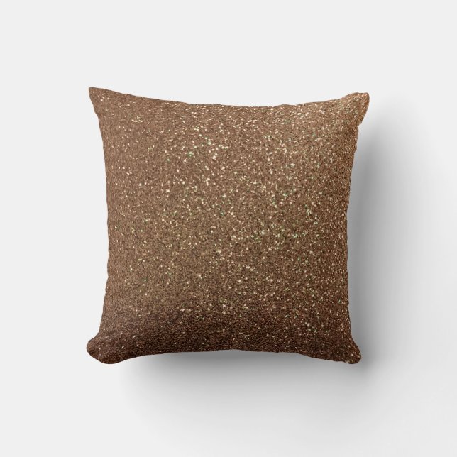 Coussin Champagne Gold Parties scintillant Faux Lance Pill (Recto)