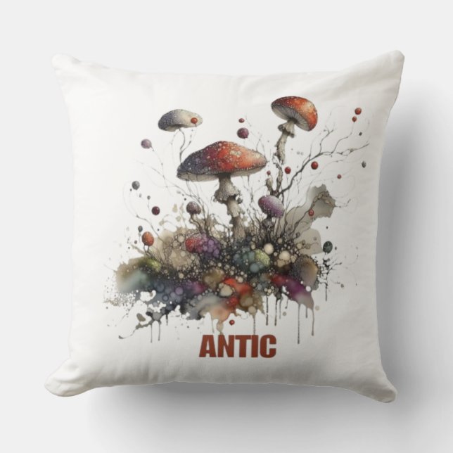 Coussin Champignon antique (Recto)