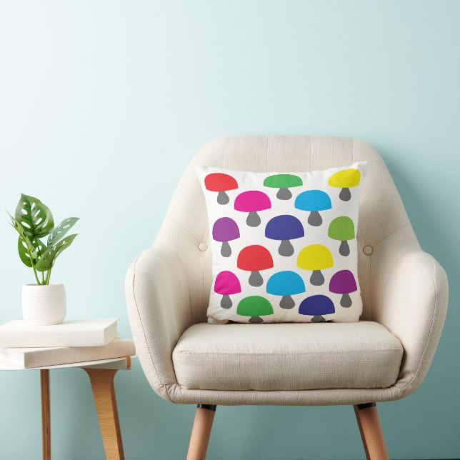 Coussin Champignon Champignon Coloré  (Chaise)