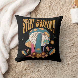 Coussin Champignon Reste Groovy Rétro