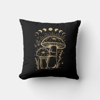 Coussin Champignons & Cottage Minimaliste Esthétique Gobl