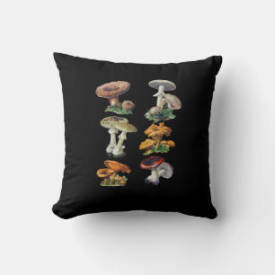 Coussin Champignons Cottagecore Goblincore Esthétique Cham