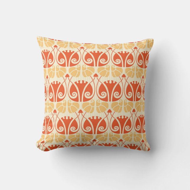Coussin Champignons de style moderne : Motif tendance (Recto)