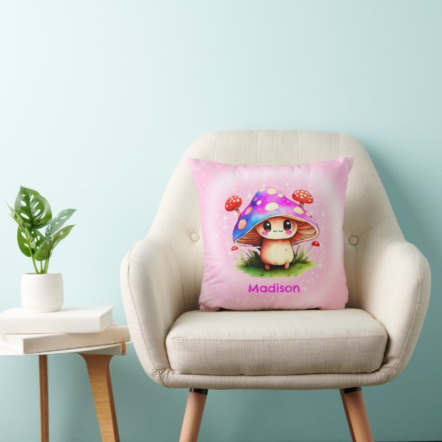 Coussin Champignons mignons (Chaise)