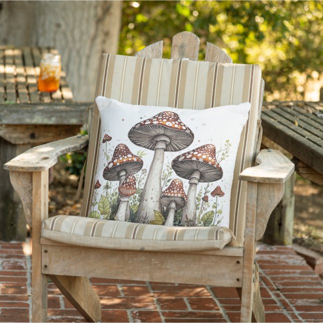 Coussin Champignons mystiques (Chaise)