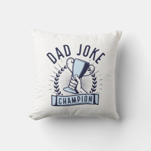 Coussin Champion de blague de papa