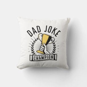 Coussin Champion de blague de papa