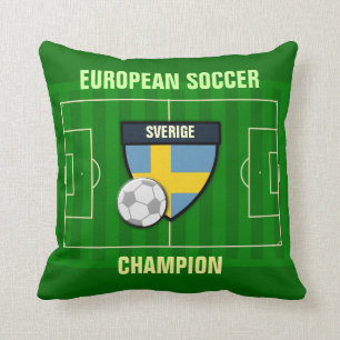 Coussin Champion de football de Suède de Sverige