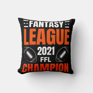 Coussin Champion de la Ligue d'Imaginaire de football 2021