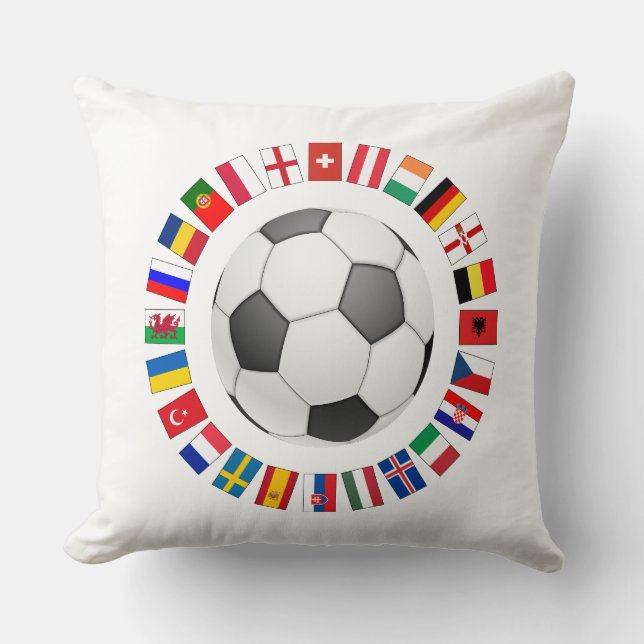 Coussin Championnat d'Europe de football 2016 (Recto)