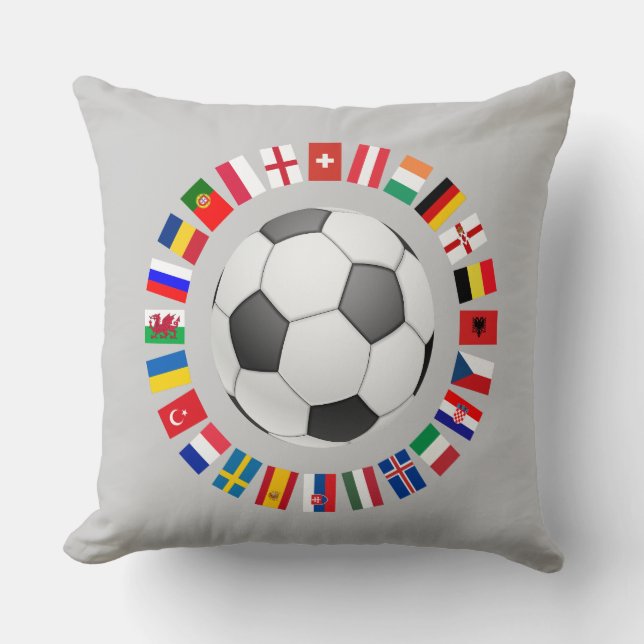 Coussin Championnat d'Europe de football 2016 (Recto)