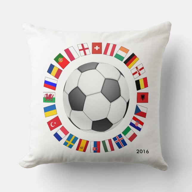 Coussin Championnat d'Europe de football 2016 (Recto)