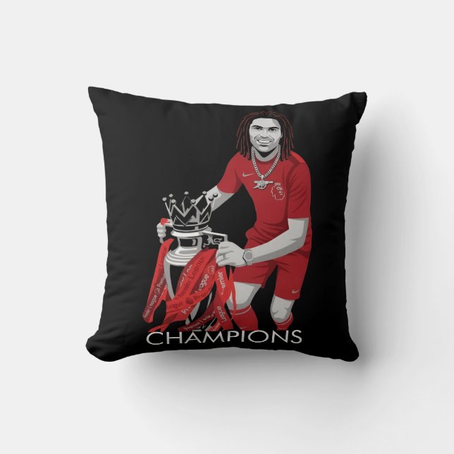 Coussin Champions d'Angleterre Arteta Arsenal (Recto)