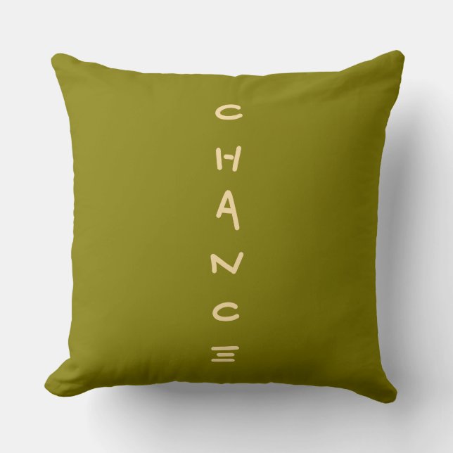 Coussin Chance Throw Pillow (Recto)