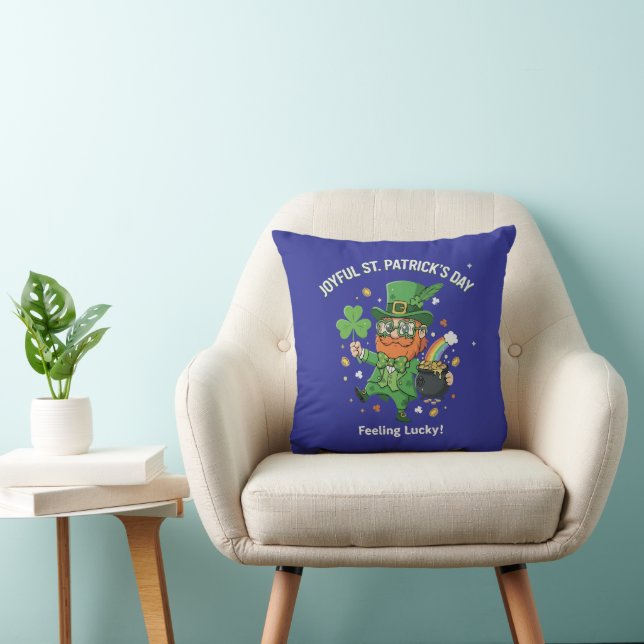 Coussin Chanceux St. Patrick Jour de la Saint-Patrick Mign (Chaise)