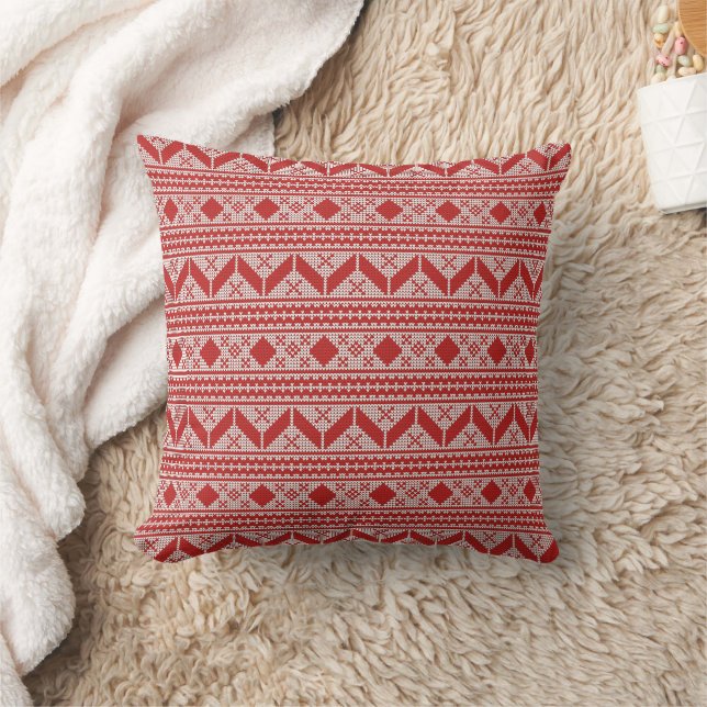 Coussin Chandail de vacances Knit Look (Couverture)