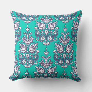 Coussin Chandraki damask ikat