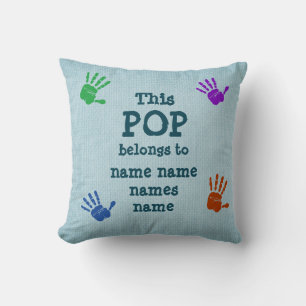 Coussin Changer TOUT Texte - Ce POP appartient au Grand-pè