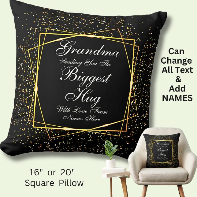 Coussin Changer TOUT TEXTE  Envoyer le plus gros câlin pou (Créateur téléchargé)