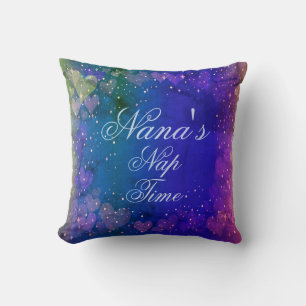 Coussin Changez de nom Nana's Nap Time pour grand-mère Nan