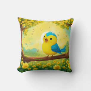 Coussin Chanson de Sunny dans la prairie