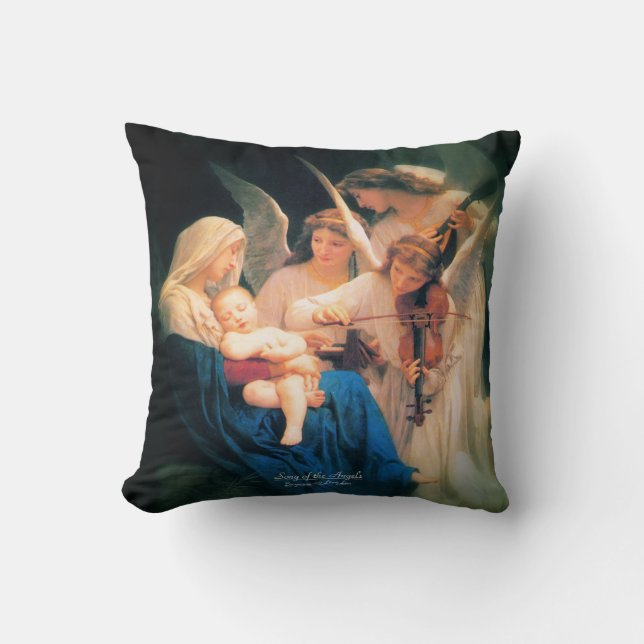 Coussin Chanson des Anges 1881 (Recto)