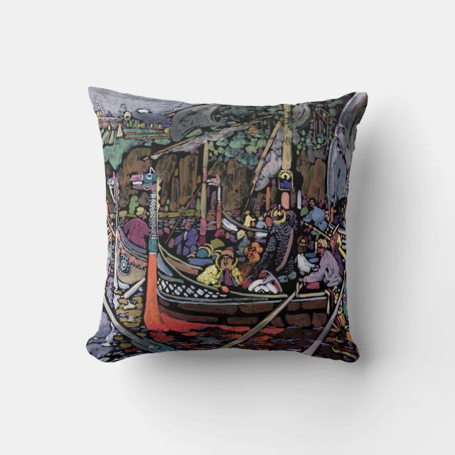 Coussin Chanson du Volga, 1906 (Recto)