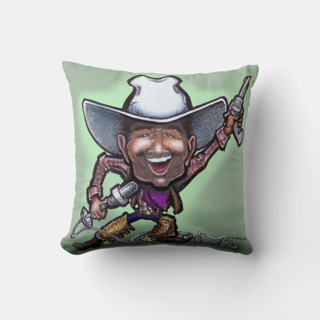 Coussin Chanter Cowboy Lrow Pillow (Recto)