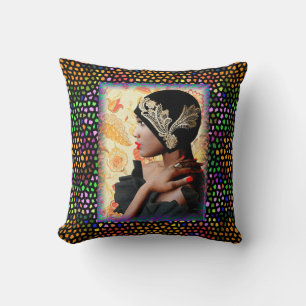 Coussin Chanteur de jazz Renaissance de Harlem