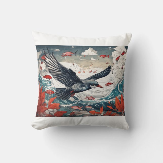 Coussin Chaos de la guerre (Recto)