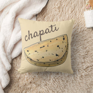 Coussin Chapati Roti Pain indien Pain Flatpain boulangerie