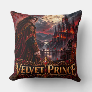 Coussin Chapeau Casquette Gothique Prince Vampire Velvet