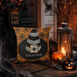 Coussin Chapeau de sorcière Halloween Black Spider / Sombr