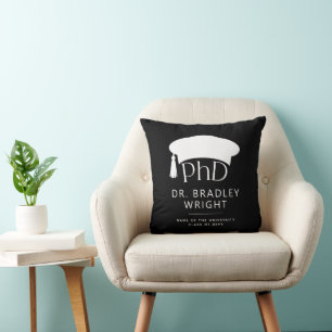 Coussin Chapeau doctoral personnalisé de doctorat pour la