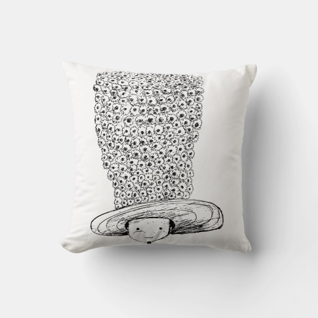 Coussin Chapeau Fleur (Recto)