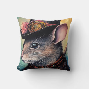 Coussin Chapeau haut-de-forme Steampunk museau à bec