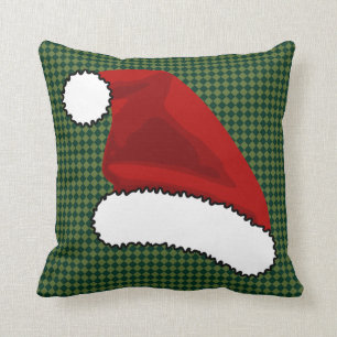 Coussin chapeau santa