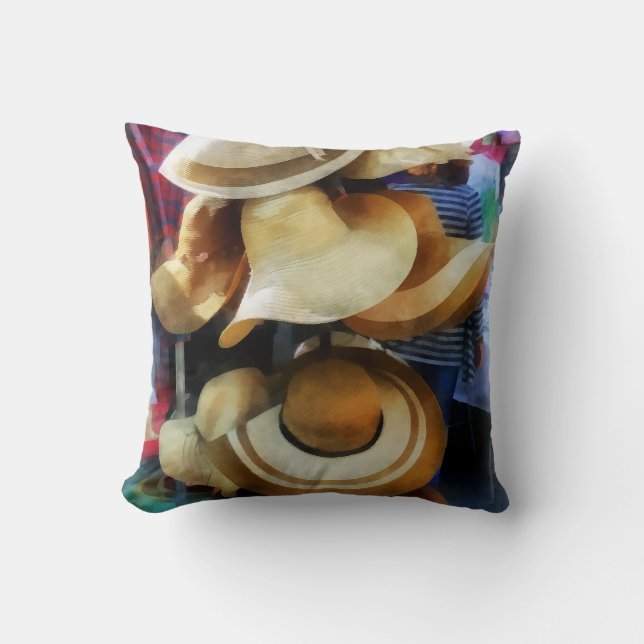 Coussin Chapeaux de paille (Recto)