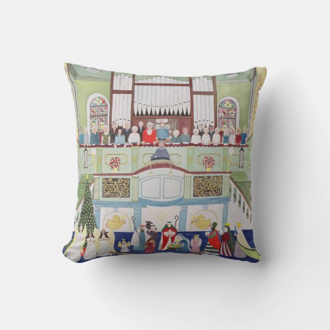 Coussin Chapelle méthodiste les Cornouailles de trou de (Recto)
