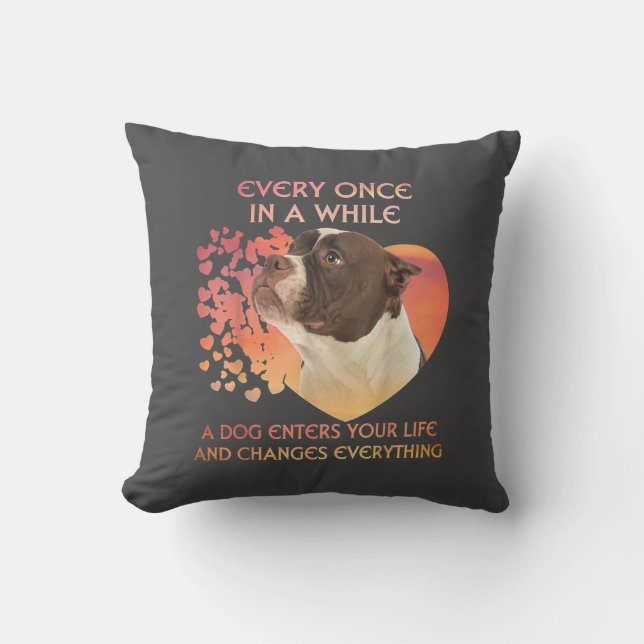 Coussin Chaque Fois Dans L'Atmosphère Pendant Que Le Chien (Recto)