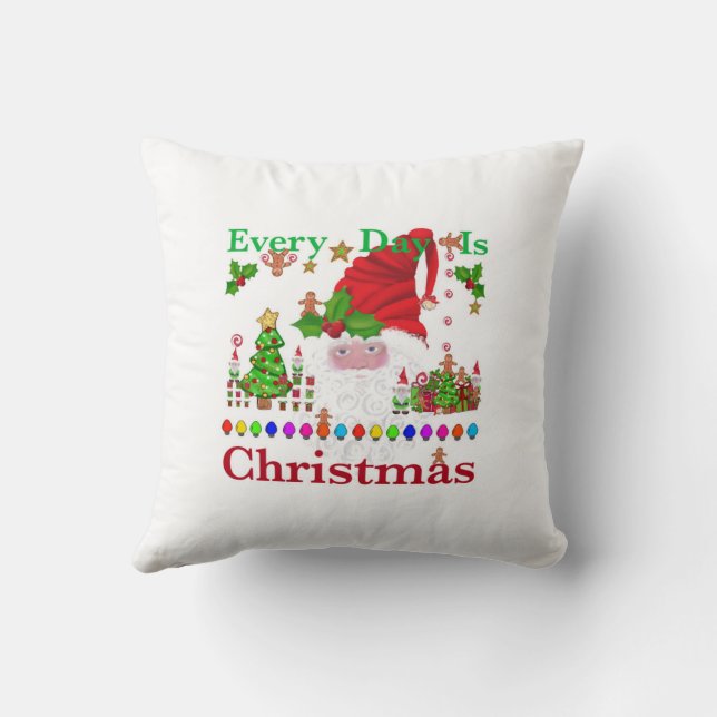 Coussin Chaque Jour Est Noël (Verso)