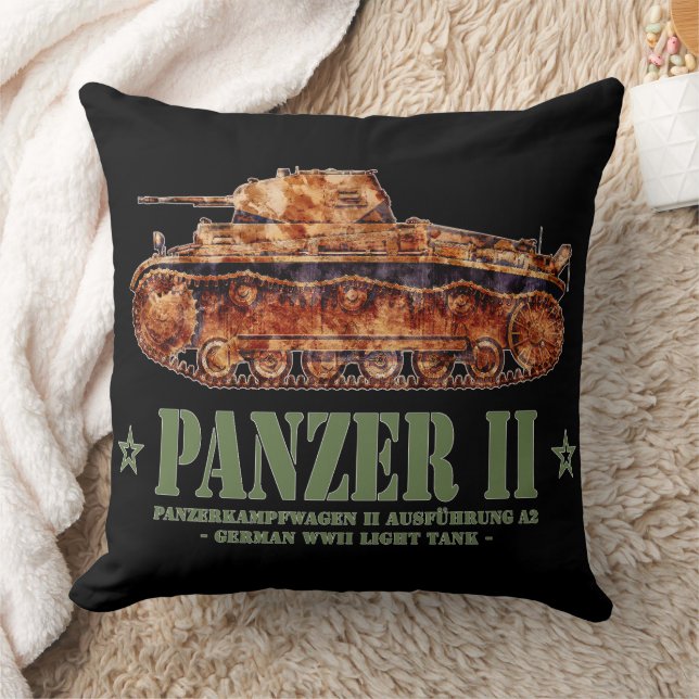 Coussin Char léger allemand Panzer II A2 Seconde Guerre mo (Couverture)