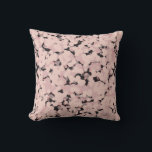 Coussin charcoal pink gray abstract<br><div class="desc">charcoal pink gray abstract</div>