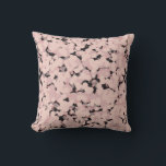 Coussin charcoal pink gray abstract<br><div class="desc">charcoal pink gray abstract</div>
