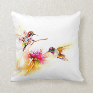 Coussin "Chardon pour" copie du colibri deux dessus